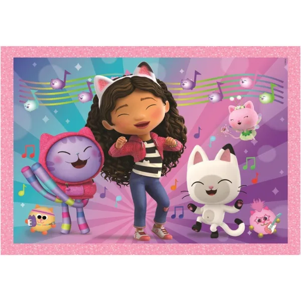 Casa delle bambole Gabi 4 in 1 Supercolor puzzle - Clementoni immagine 4