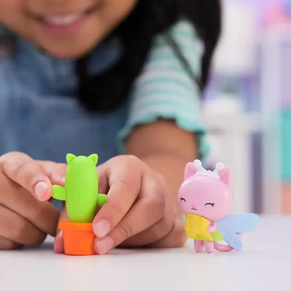 Casa delle bambole di Gabi: Set di gioco con Fata Gattina e il suo cactus - Spin Master immagine 3