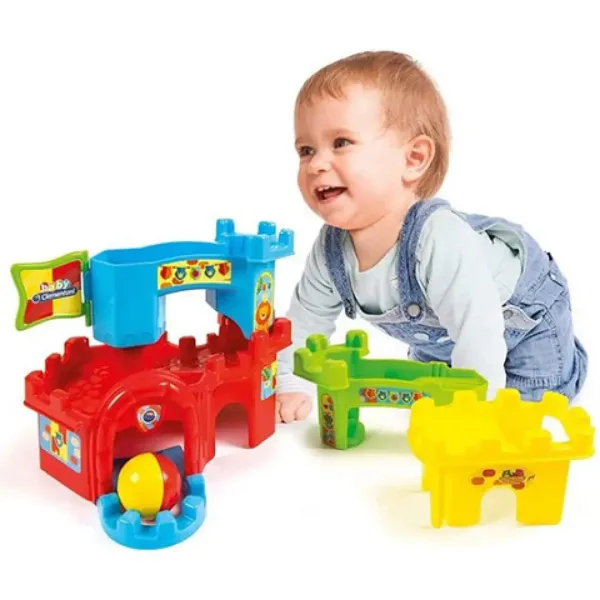 Castello pista per biglie gioco per bambini - Clementoni baby immagine 4