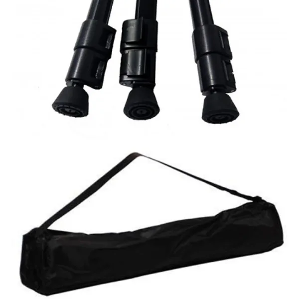 Cavalletto in metallo con borsa da trasporto 95-160 cm immagine 4
