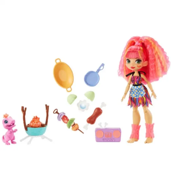 Cave Club: Set di gioco Emberly con accessori - Mattel immagine 3