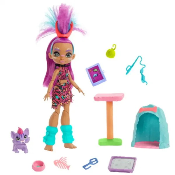 Cave Club: Set di gioco Roaralai con accessori - Mattel immagine 2