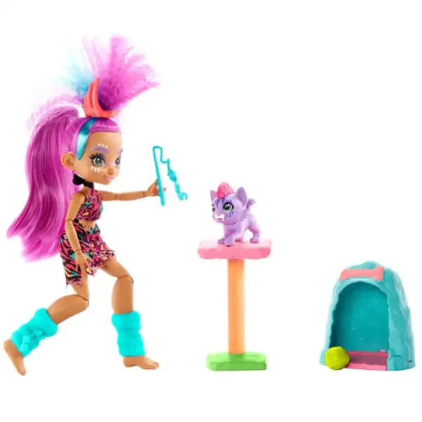Cave Club: Set di gioco Roaralai con accessori - Mattel immagine 3