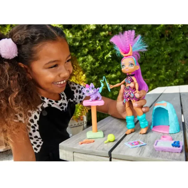 Cave Club: Set di gioco Roaralai con accessori - Mattel immagine 4