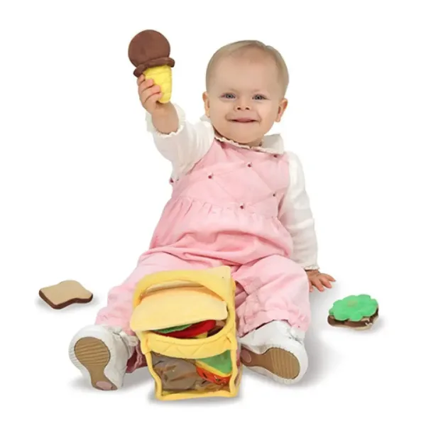 Cestino da picnic in peluche set da 9 pezzi - Melissa & Doug immagine 3
