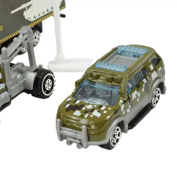 Chariot Die-Cast: Set di veicoli militari in metallo con accessori in due varianti immagine 4