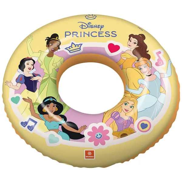 Ciambella gonfiabile Disney Principesse 50 cm - Mondo Toys immagine 2