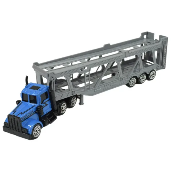 City Truck: Camion bisarca blu 22 cm immagine 2