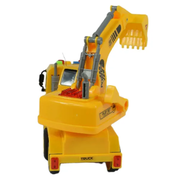 City Truck: Camion con escavatore con luci e suoni 20cm immagine 4