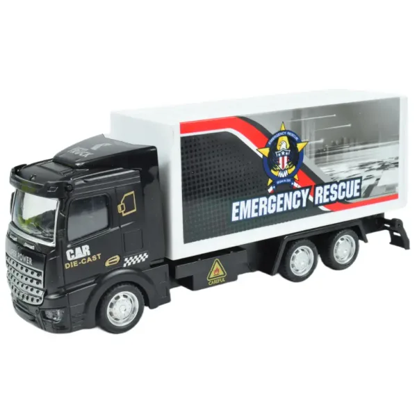 City Truck: Camion di soccorso trasformabile a volano con segnali stradali 19cm immagine 7