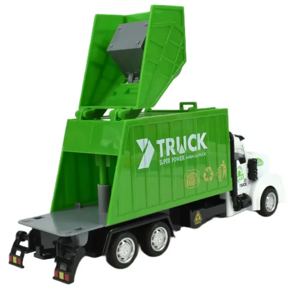 City Truck: Camion per la raccolta differenziata a ruota libera 22cm immagine 4
