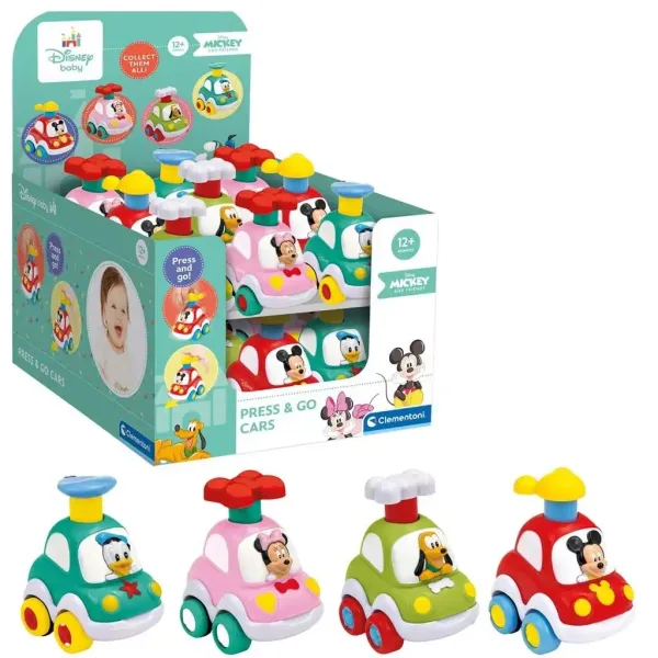 Clementoni Baby: Press&Go macchinina con personaggio Disney in quattro varianti 1 pezzo immagine 3