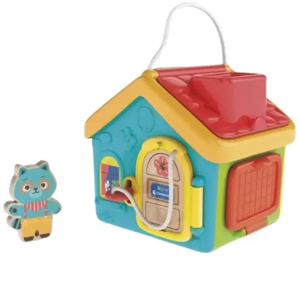 Clementoni Baby: Set di giochi educativi Montessori con casetta a chiavi immagine 2