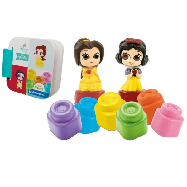 Clemmy: Principesse Disney mattoncini morbidi gioco educativo - Clementoni immagine 4