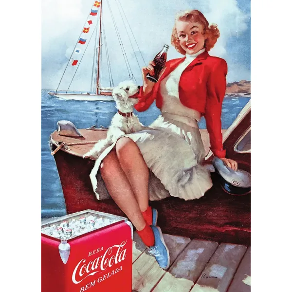 Coca-Cola pausa al mare puzzle da 1000 pezzi Premium plus quality - Trefl immagine 2