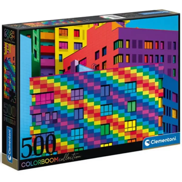 Collezione Colorboom: Puzzle Quadrati 500 pezzi - Clementoni immagine 1