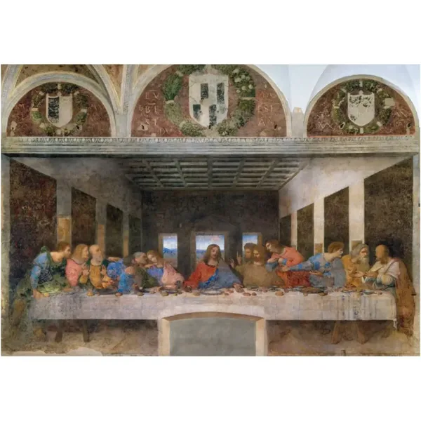 Collezione Museo: Leonardo da Vinci - LUltima Cena puzzle da 1000 pezzi - Clementoni immagine 2