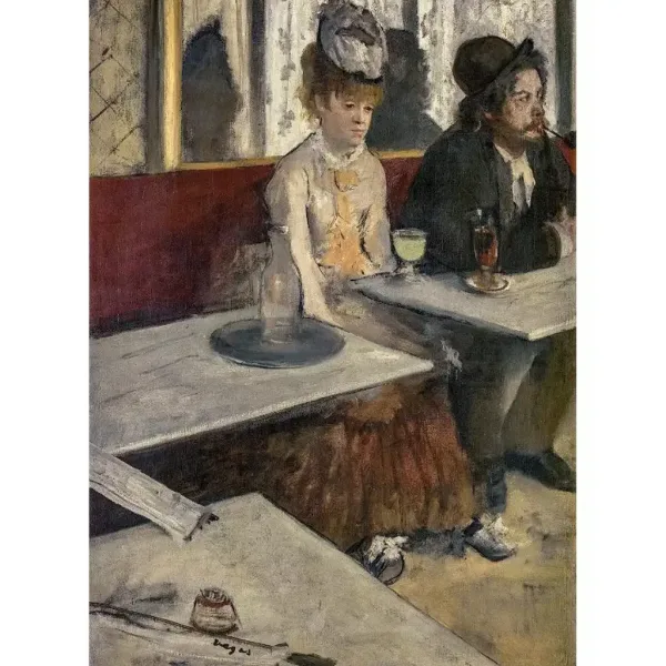 Collezione del Museo: Edgar Degas - In un caffè puzzle da 1000 pezzi - Clementoni immagine 2