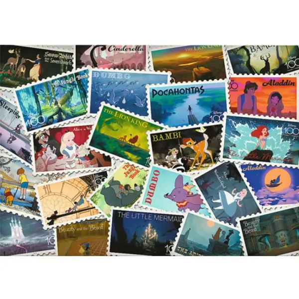 Collezione di francobolli Disney puzzle da 1000 pezzi - Trefl immagine 2