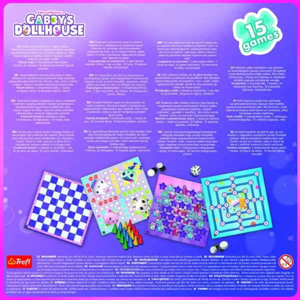Collezione di giochi da 15 pezzi "Casa delle bambole di Gabi" - Trefl immagine 2