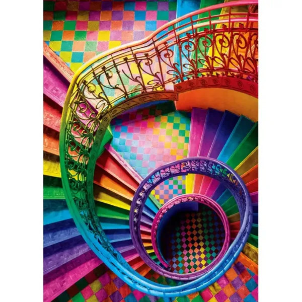 Colorboom Collection: Scale colorate puzzle 500 pezzi - Clementoni immagine 2