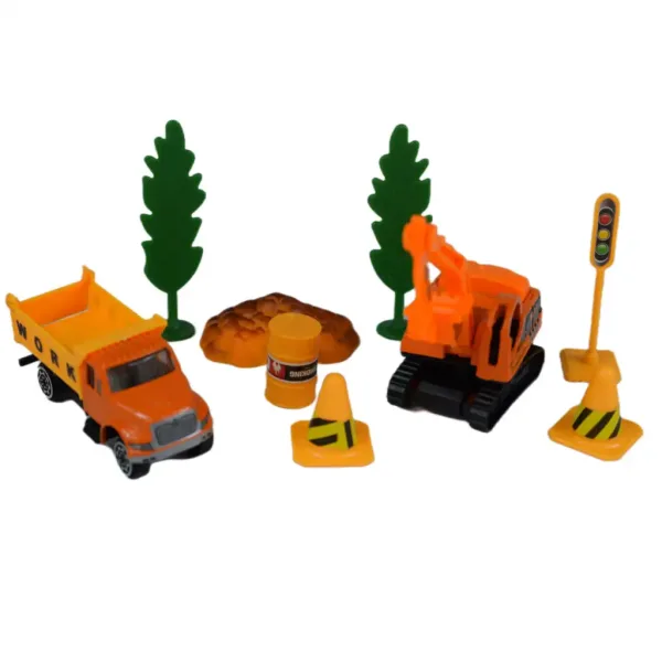 Construction Crew: Set da costruzione con veicoli in diverse varianti 1 pezzo immagine 2
