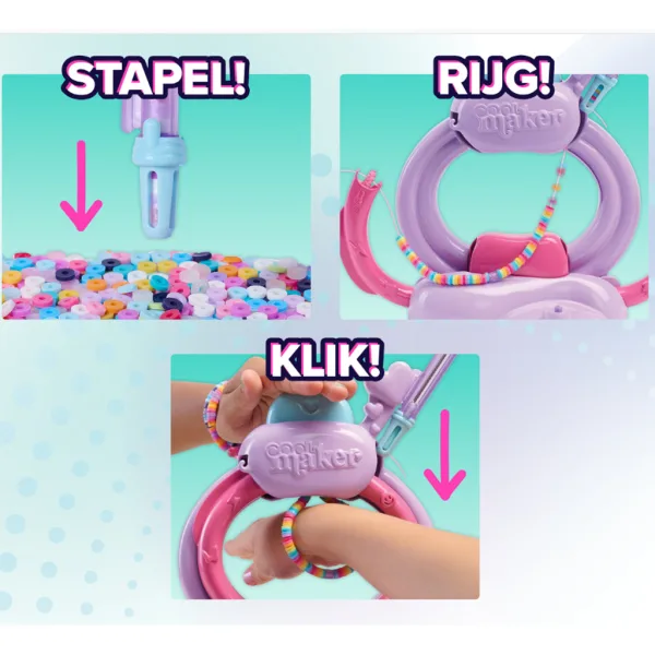 Cool Maker: Set per creare braccialetti StackD Heishi - Spin Master immagine 3