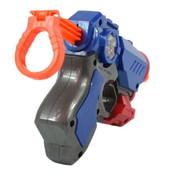 Cool Soft Bullet Gun: Piccola pistola spara proiettili in schiuma con munizioni di colore blu, 14 cm immagine 5