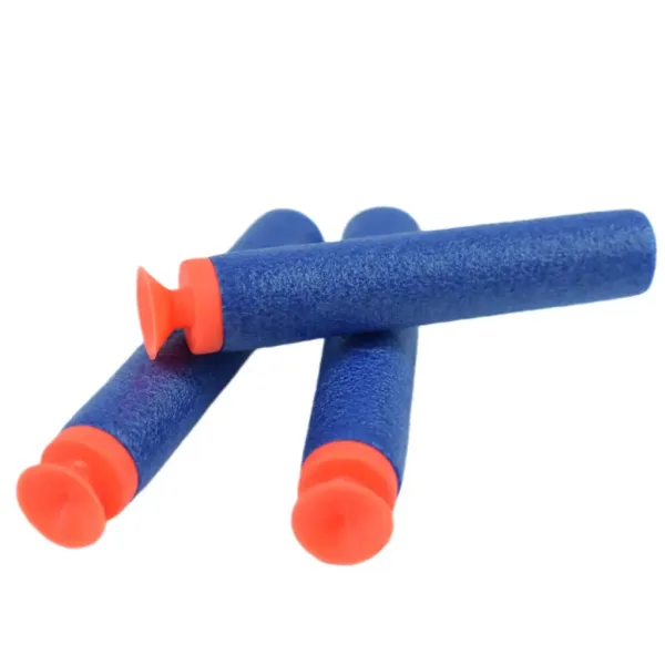 Cool Soft Bullet Gun: Piccola pistola spara proiettili in schiuma con munizioni di colore blu, 14 cm immagine 7