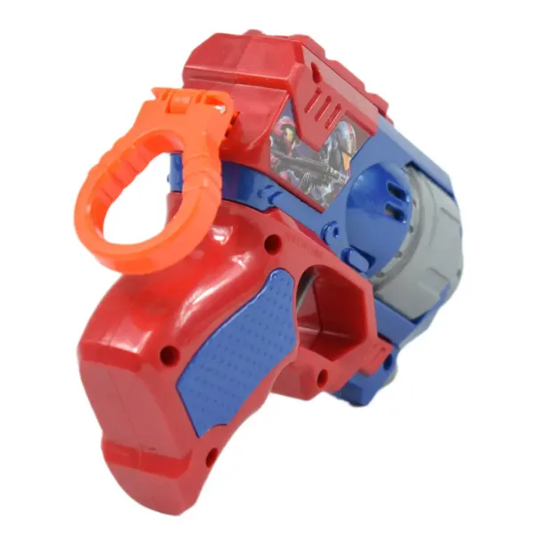 Cool Soft Bullet Gun: Piccola pistola spara proiettili in schiuma con munizioni in colore blu-rosso 14cm immagine 3