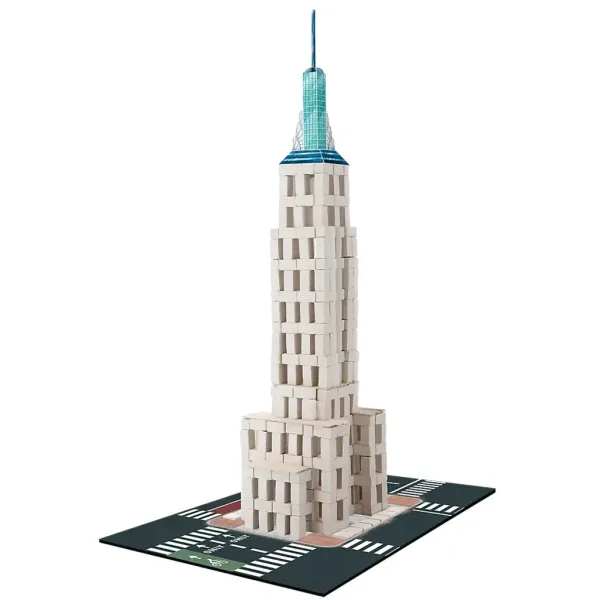 Costruiamo con i mattoncini Brick Trick: Empire State Building XL gioco di costruzione - Trefl immagine 2