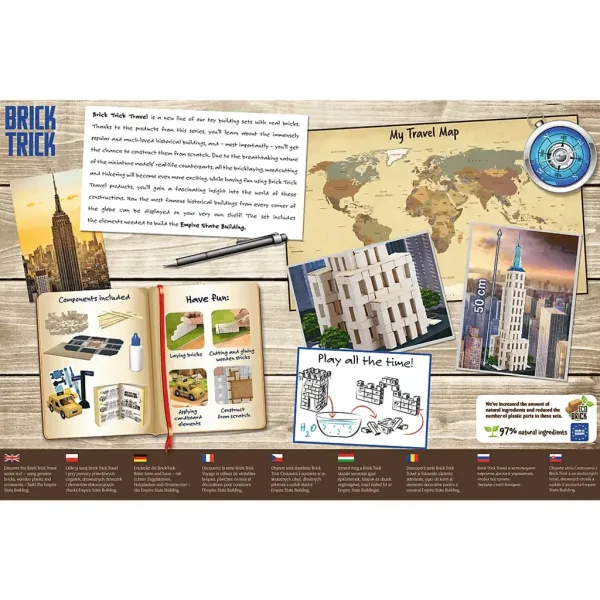 Costruiamo con i mattoncini Brick Trick: Empire State Building XL gioco di costruzione - Trefl immagine 3