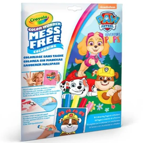 Crayola: Color Wonder Paw Patrol album da colorare senza macchie immagine 1
