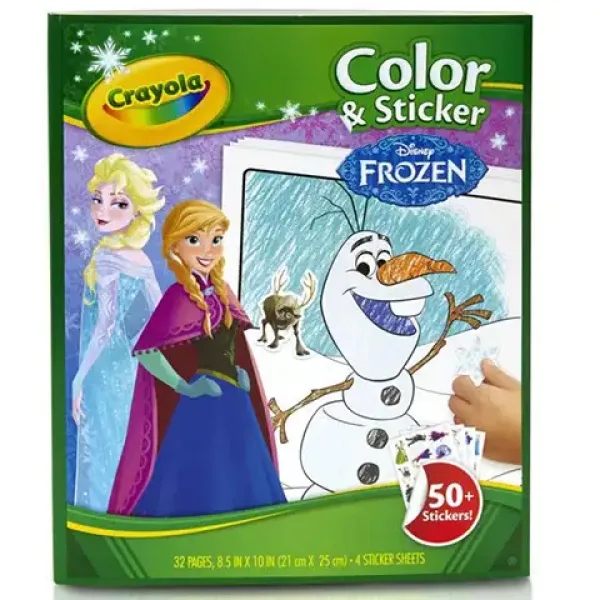 Crayola: Libro da colorare, dipingere e adesivi di Frozen 2 immagine 1