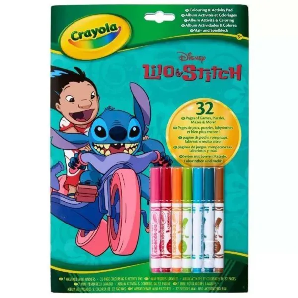 Crayola: Libro da colorare e attività di Lilo & Stitch immagine 1