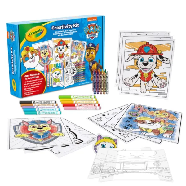 Crayola: Paw Patrol set creativo da colorare 5 in 1, 60 pezzi immagine 1