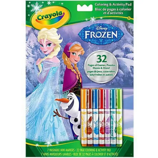 Crayola: Set di attività e libro da colorare di Frozen immagine 1