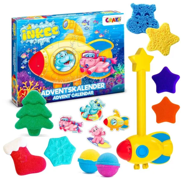 Craze Inkee: Calendario dellAvvento con giochi da bagno immagine 2