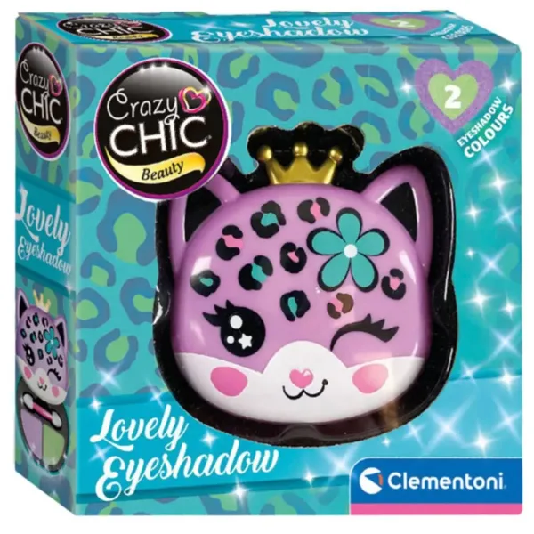 Crazy Chic: Ombretto e applicatore in contenitore a forma di leopardo - Clementoni immagine 1