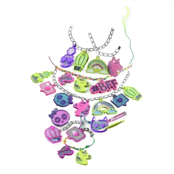 Crazy Chic: Set creativo con medaglioni dai colori vivaci - Clementoni immagine 2