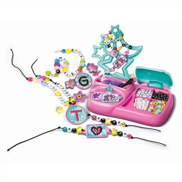 Crazy Chic: Set creativo per creare messaggi con perline - Clementoni immagine 2