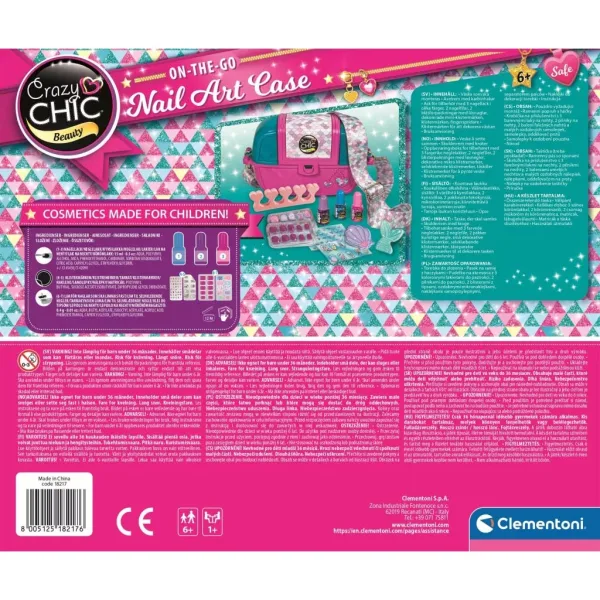 Crazy Chic: Set da gioco Studio Unghie in borsa - Clementoni immagine 3