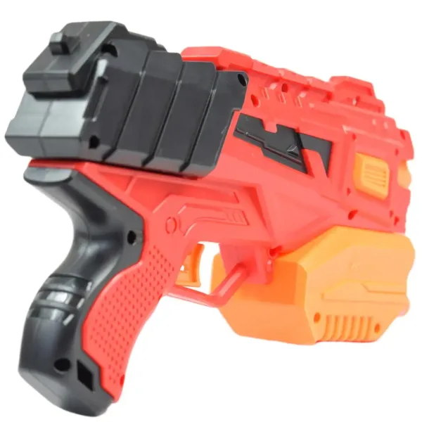 Crazy Launcher: Set di lanciatore manuale con bersaglio e proiettili 24cm immagine 4