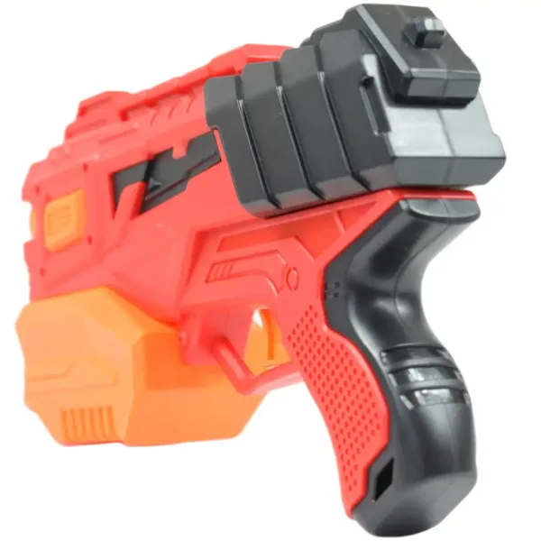 Crazy Launcher: Set di lanciatore manuale con bersaglio e proiettili 24cm immagine 5