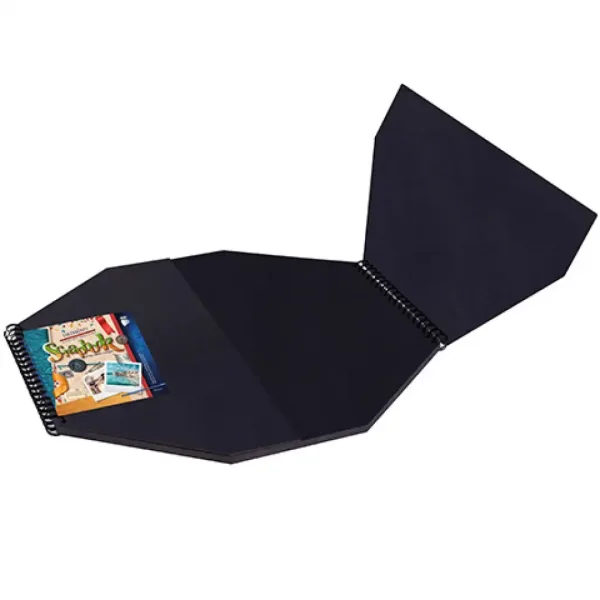Creative Kids: Album creativo ottagonale nero 30x30cm immagine 1