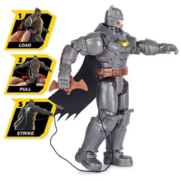 DC Comics: Battle Strike Batman figura con suoni 30cm - Spin Master immagine 3