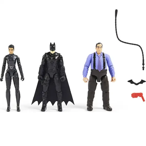 DC Comics: Confezione da 3 figure di Batman - Spin Master immagine 2