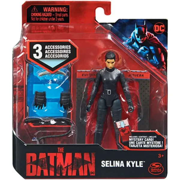 DC Comics: La figura dazione di Selina Kyle di The Batman con accessori 10cm - Spin Master immagine 3