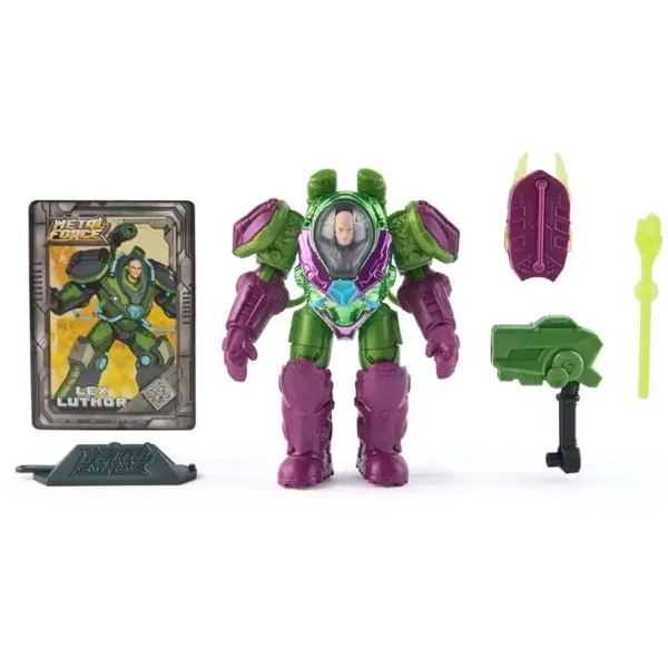DC Metal Force Lex Luthor action figure con accessori - Spin Master immagine 4
