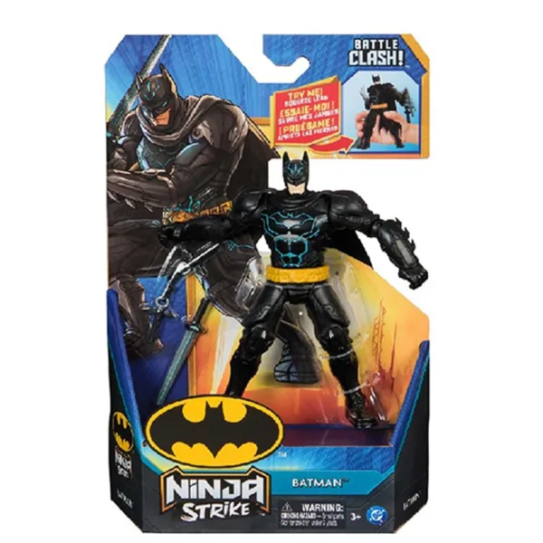 DC Ninja Strike: Battaglia Batman figura 15cm - Spin Master immagine 1